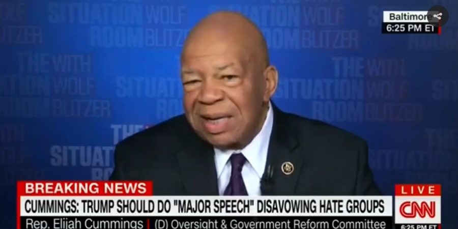 RACE WAR &ndash; Elijah Cummings: Democrats Should Remain The Anti-White Party